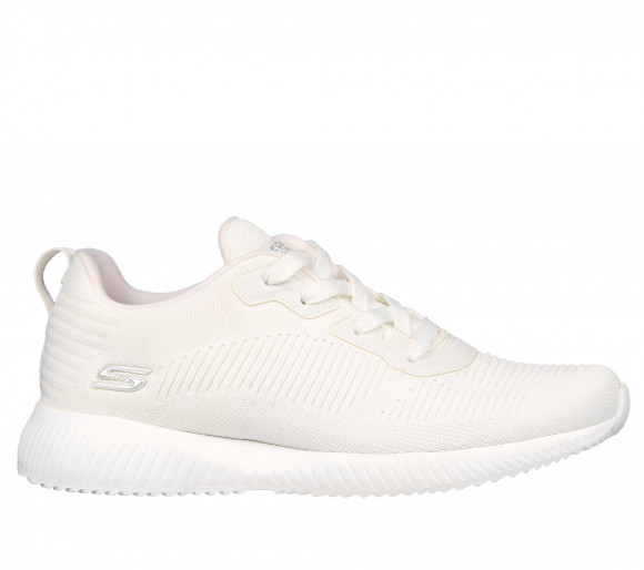 Skechers Women's Bobs Sport Squad - Tough Talk Sneaker in White - 32504