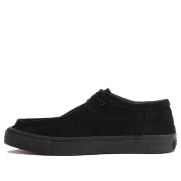 Converse Chevron & Star Moccasins Skateboarding Ox 'Black' - 34201151