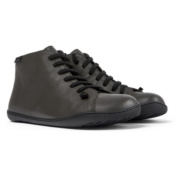 Camper Peu - Ankle Boots For Men - Grey, Smooth Leather - 36411