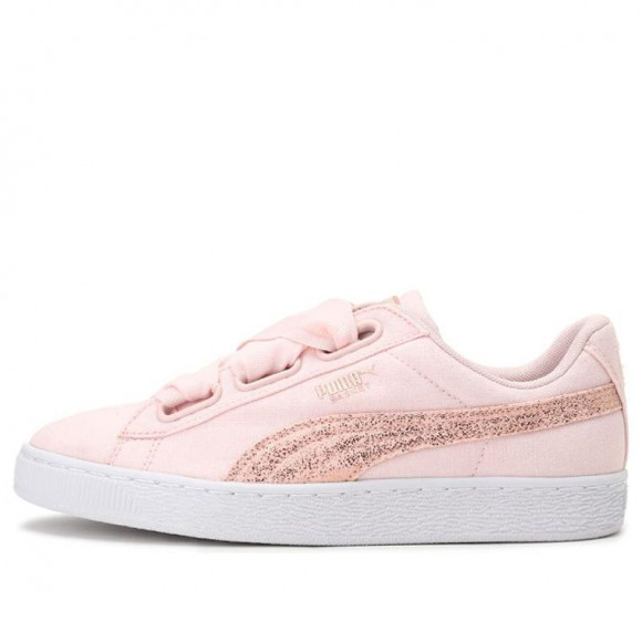 (WMNS) PUMA Basket Heart Canvas 'Pink' - 366495-02