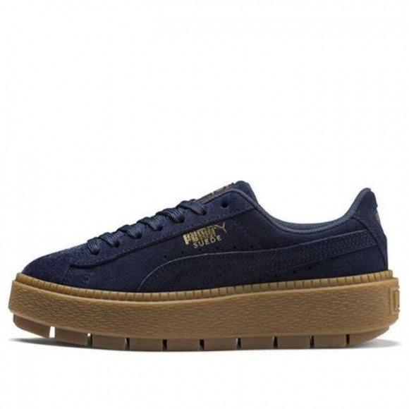 PUMA Suede Platform Trace Velor 'Navy' - 366696-03