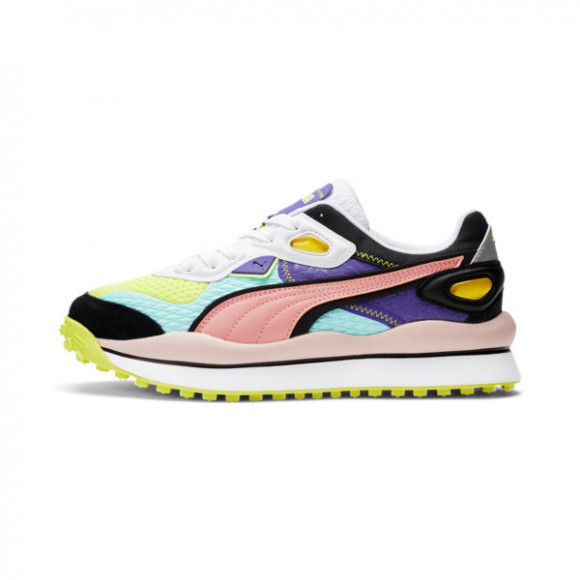 Buy > pink and blue puma shoes > in stock