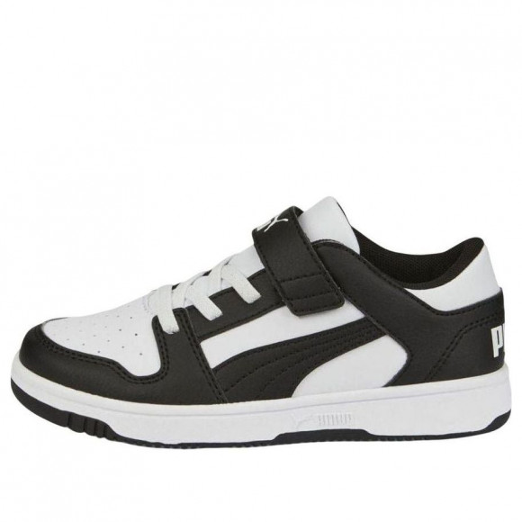 (PS) PUMA Rebound Lay-Up Lo V 'White Black' - 370492-16