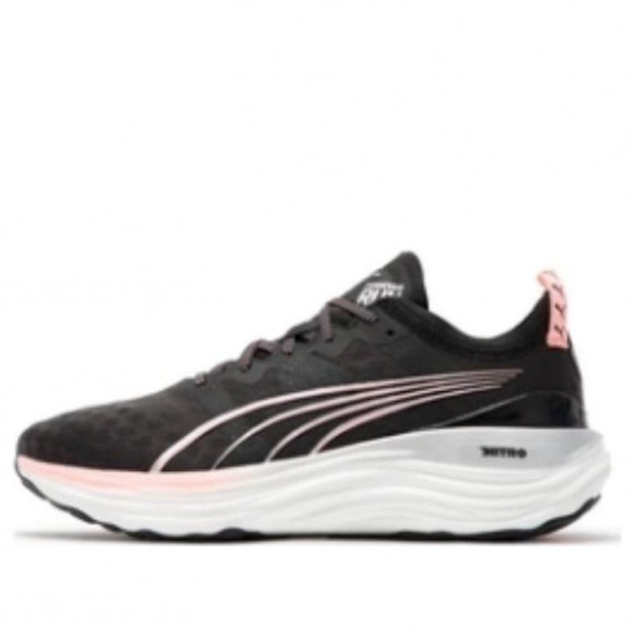 (WMNS) PUMA ForeverRun NITRO Running Shoes 'Black Pink' - 377758-08