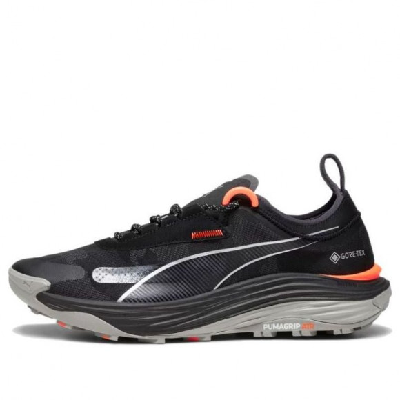 PUMA Voyage Nitro 3 GTX Trail Running Shoes 'Black Grey Orange' - 377838-01