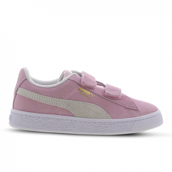 (PS) PUMA Suede Classic Xxi Casual Board Shoes White/Pink - 380563-05