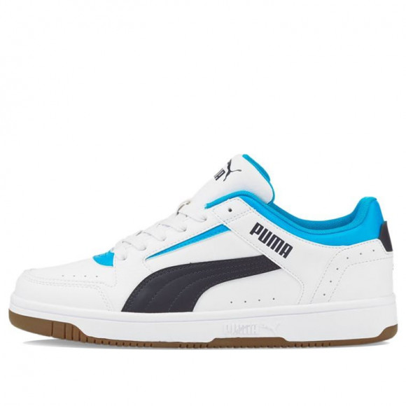 Low-Top White/Blue/Black Joy Unisex Rebound Puma Sneakers