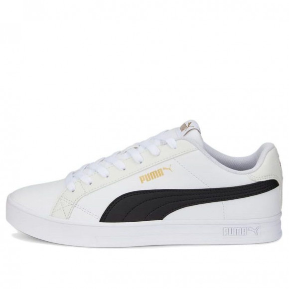 PUMA Smash Vulc V3 Lo WHITE/BLACK Skate Shoes 380752-10