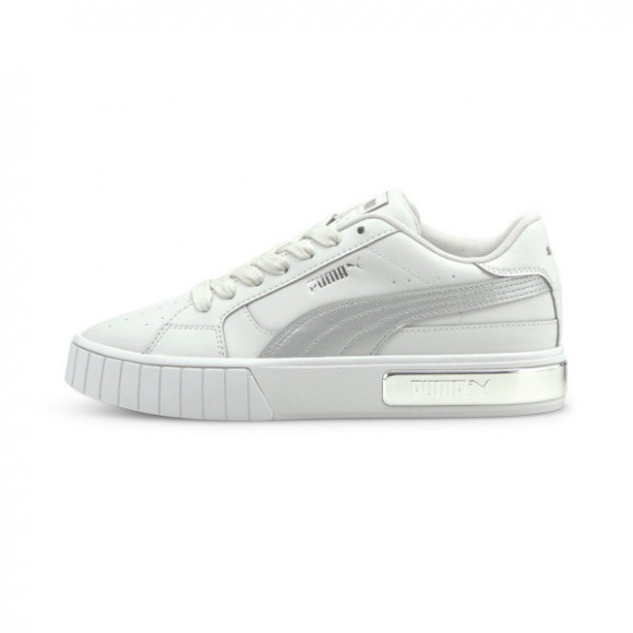 puma cali star metallic white