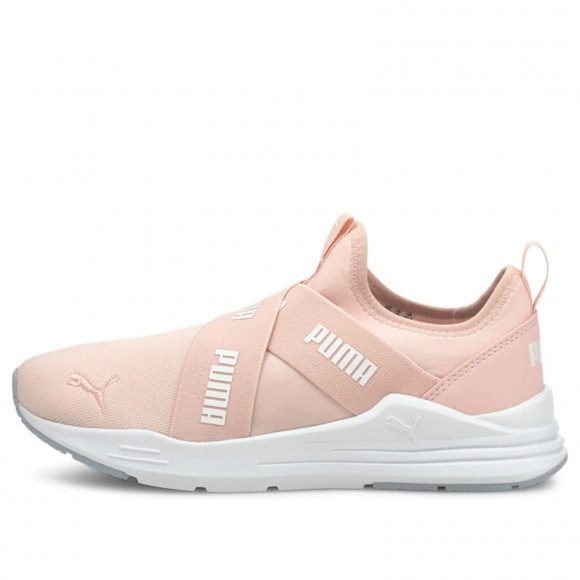 puma peach colour shoes