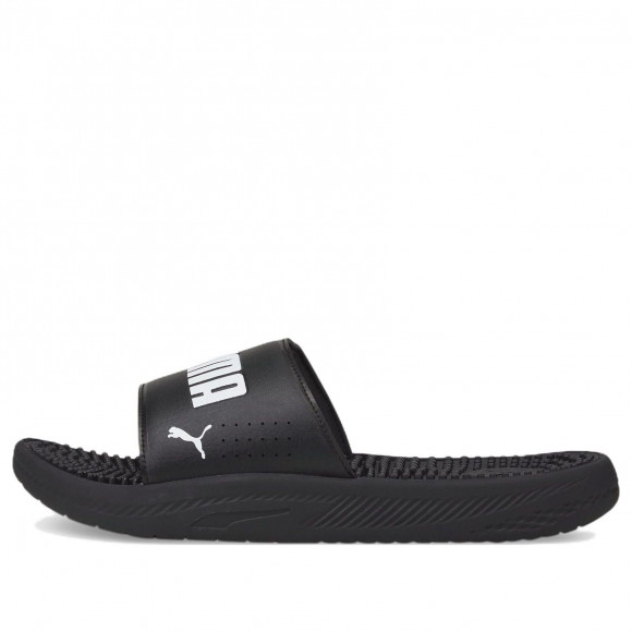 PUMA Softride Slide Massage Slides 'Black White' - 383062-01