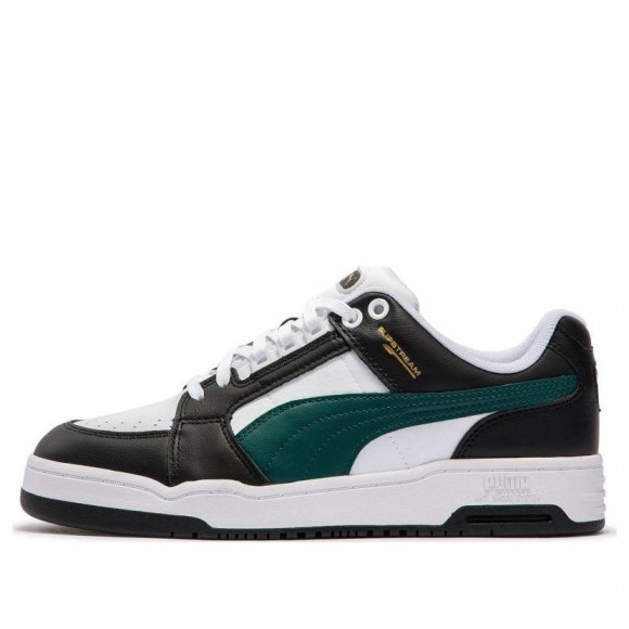 PUMA Slipstream Low WHITE/BLACK/GREEN Skate Shoes 383401-09