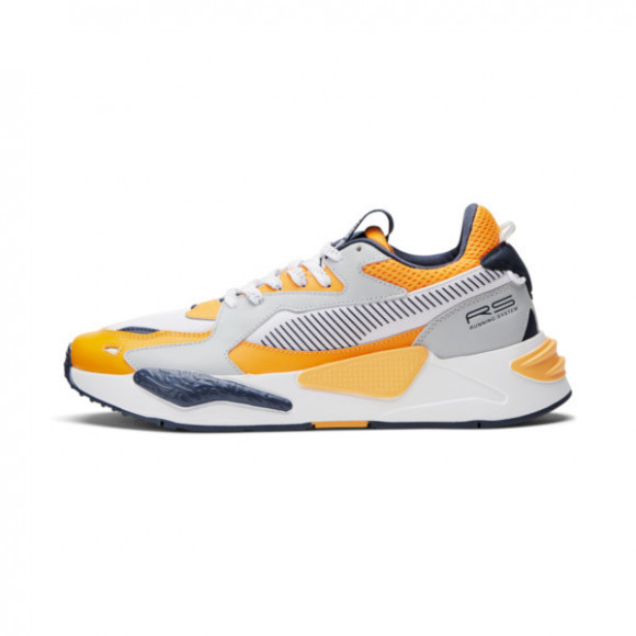 puma orange and blue shoes