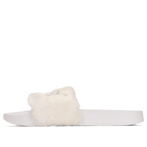 (WMNS) Puma Leadcat FTR Fur GS Slipper White - 383758-01