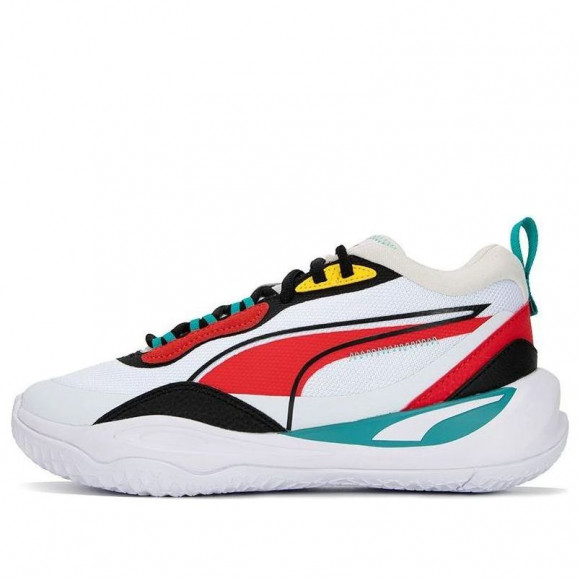 PUMA Playmaker 'White Red Black' - 385841-05