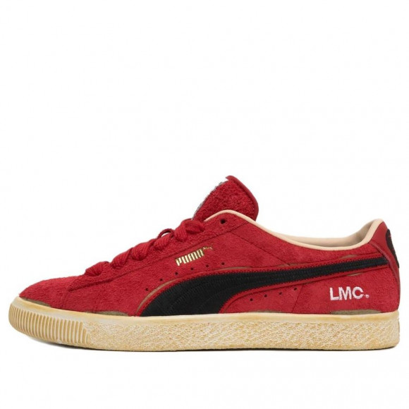 PUMA x LMC Suede VTG Shoes 'Red Black' - 394817-01