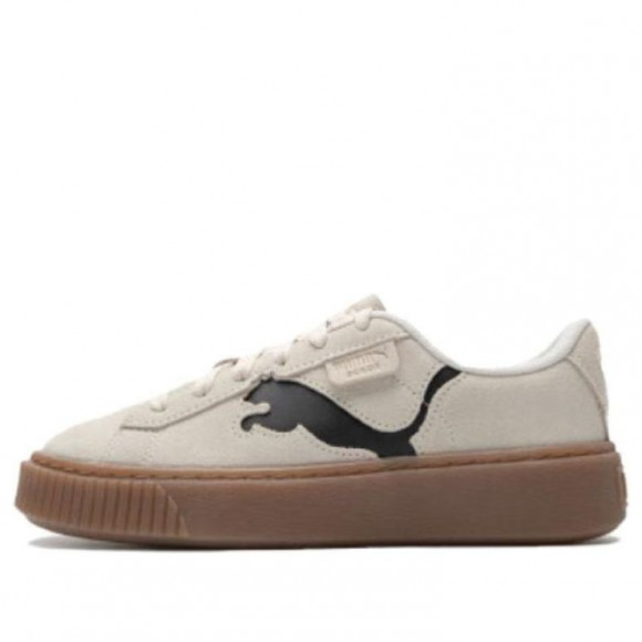 (WMNS) PUMA Suede Platform Shoes 'Beige Brown' - 397233-02