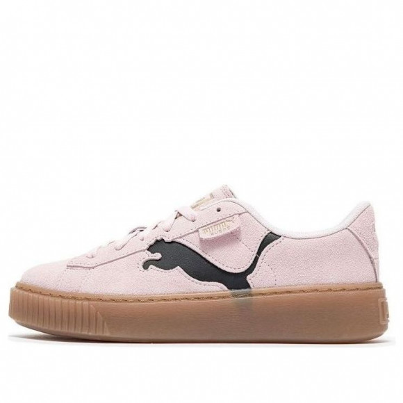 (WMNS) PUMA Suede Platform Shoes 'Pink Black Gum' - 397233-05