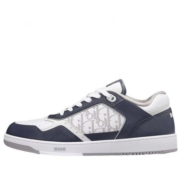 DIOR B27 Low-Top Sneaker 'Deep Blue and White Smooth Calfskin' - 3SN272ZIJ_H820