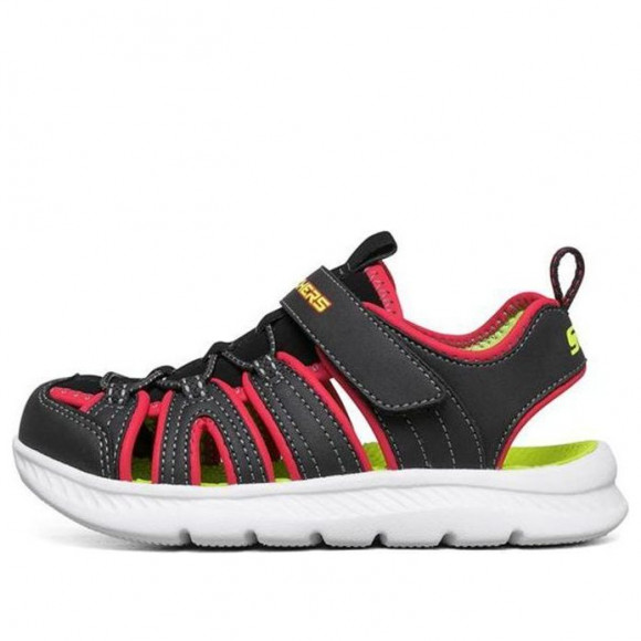 (GS) Skechers C-Flex Sandal 'Black Red Yellow' - 400041L-BKRD