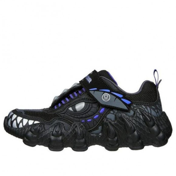 (GS) Skechers Aurus Lights Dino-tracker 'Black' - 400112L-BKCC