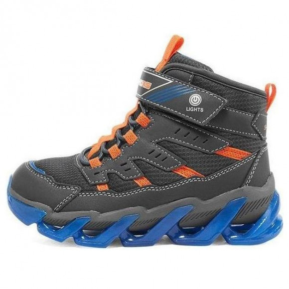 (GS) Skechers Mega-Surge Sneaker 'Grey Orange Blue' - 400131L-CCBL