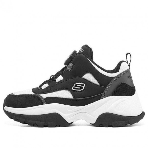 (GS) Skechers Sport Shoes 'Black Grey White' - 402247L-BKW