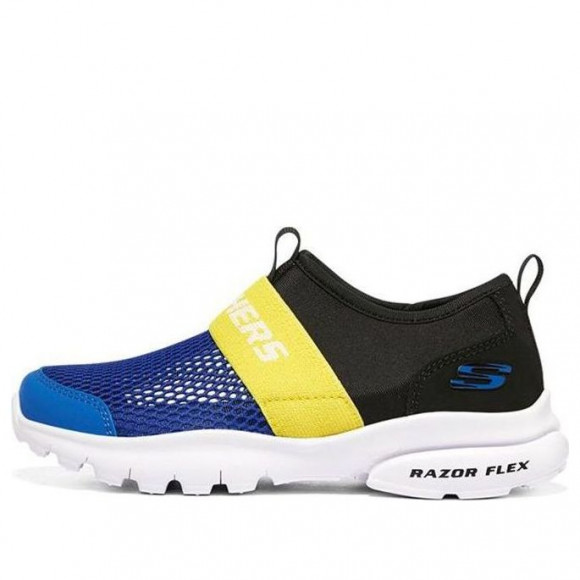 (GS) Skechers Razor Flex 'Blue Black Yellow' - 403776L-RYBK