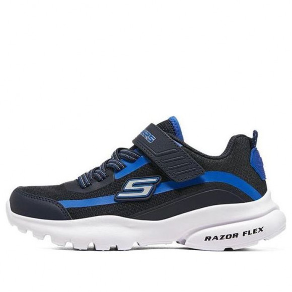 (GS) Skechers Razor Flex 'Black Blue' - 403778L-NVBL