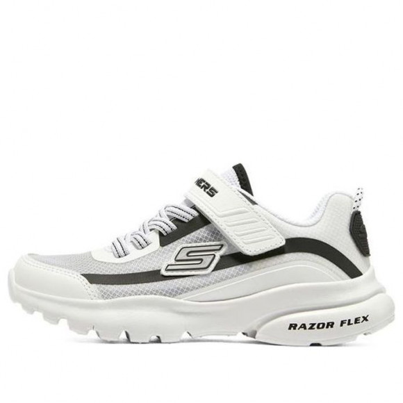 (GS) Skechers Razor Flex 'White Black Grey' - 403778L-WBK