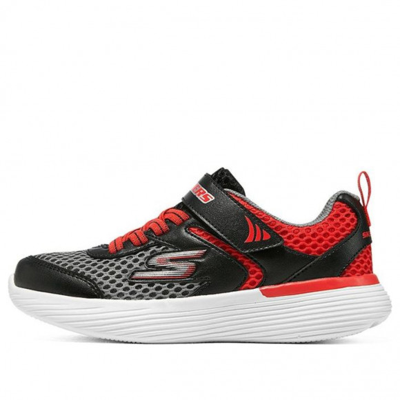 (GS) Skechers Go Run 400 V2 Darvix 'Grey Black Red' - 405103L-CCRD