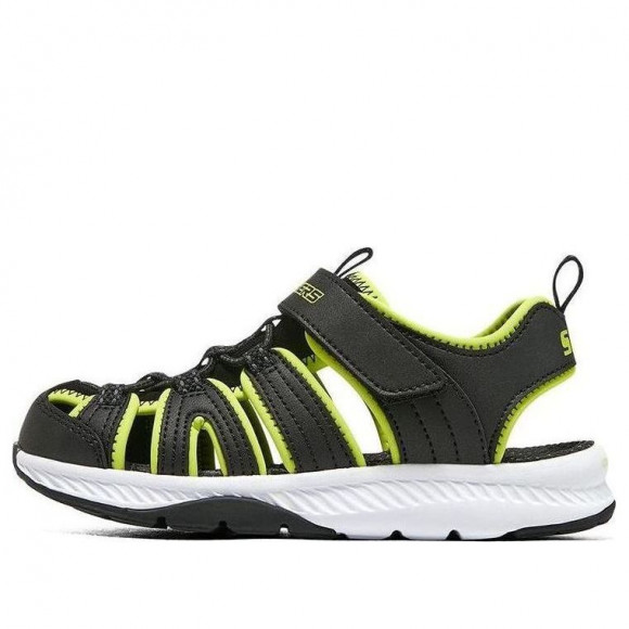 (GS) skechers bkmt C-Grip Sandal 'Black Lime' - 406525L-BKLM