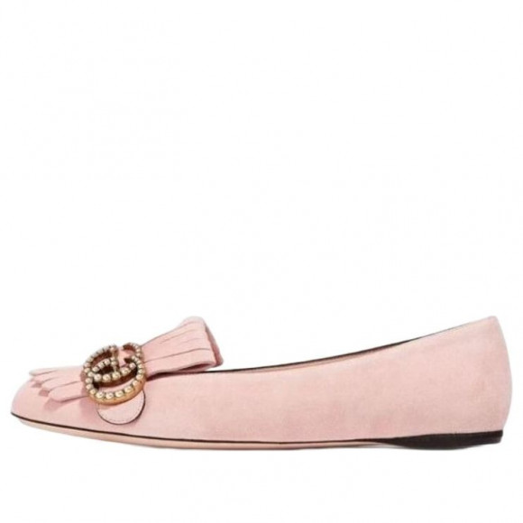 (WMNS) Gucci GG Marmont Crystal Embellished Flats 'Pink' - 454299-C2000-5909