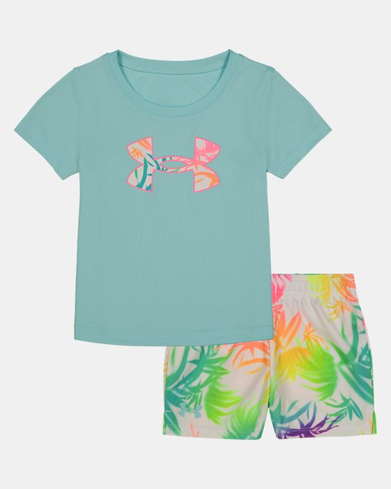 Girls' Pre-School UA Palm Haze Set