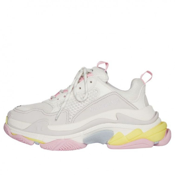 (WMNS) Balenciaga Triple S 'White Yellow' - 524039W2FW47541