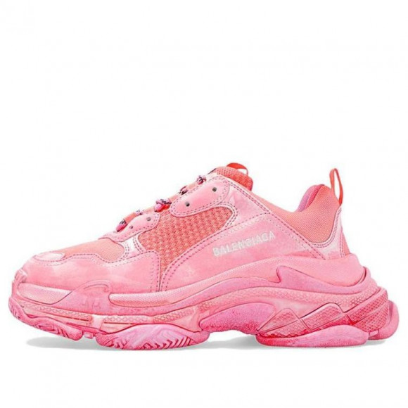 (WMNS) Balenciaga Triple S Faded Sneaker 'Dark Pink' - 524039W3CS45000