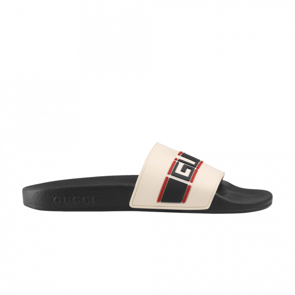 Gucci Wmns Stripe Rubber Slide 'Ecru' - 524984-JC200-9572