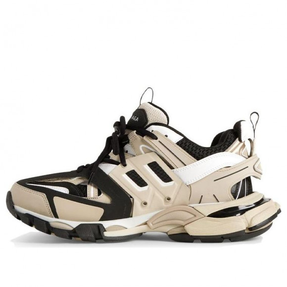 Balenciaga Track Sneakers 'Beige and Black Mesh and Nylon' - 542023W3AC48071