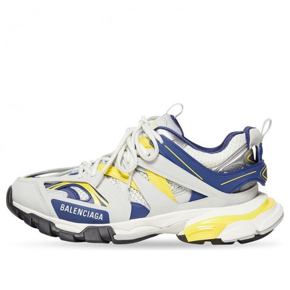 Balenciaga Track Sneaker 'White Dark Blue Yellow' - 542023W3AC49471