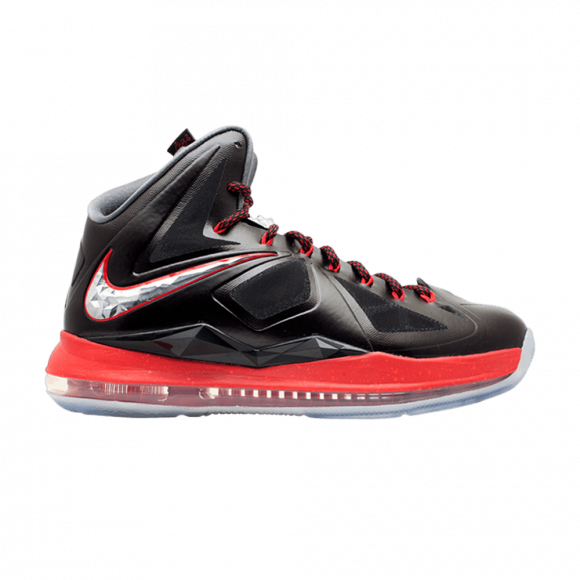 lebron 10 black red