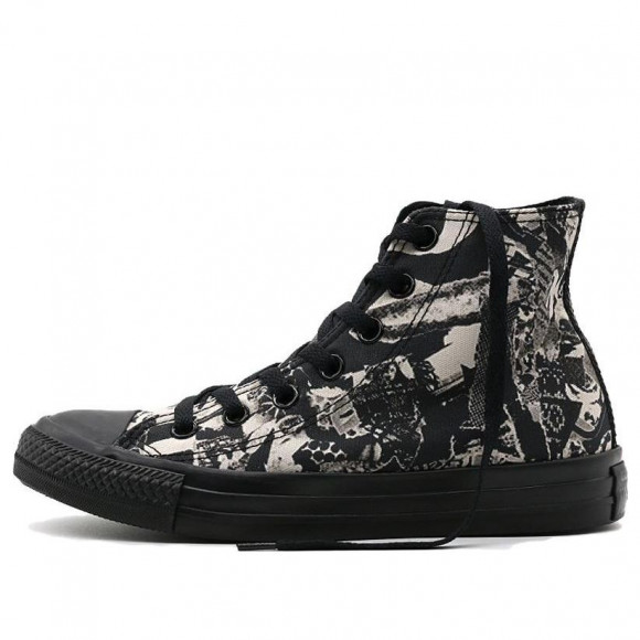 (WMNS) Converse Chuck Taylor All Star High Top 'Parchment Print Black' - 549640C