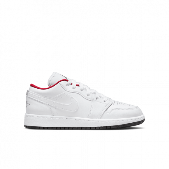 Air Jordan 1 Low Schuh für ältere Kinder - Weiß - 553560-164