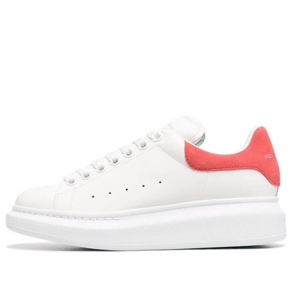 (WMNS) Alexander McQueen Oversized Sneaker 'White Coral' - 553770WHGP79663