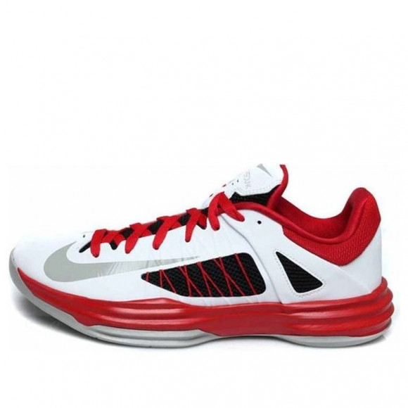 Nike hyperdunk red and white best sale