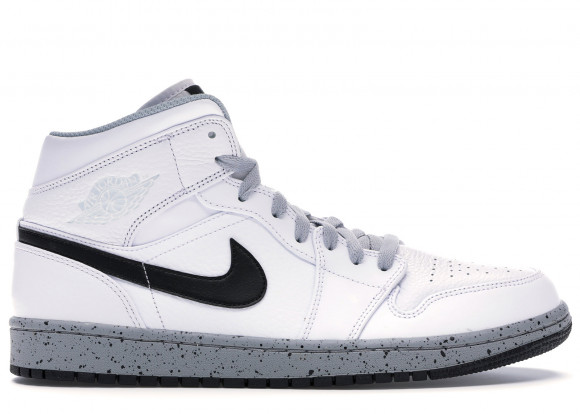 Jordan 1 Mid White Cement - 554724-115