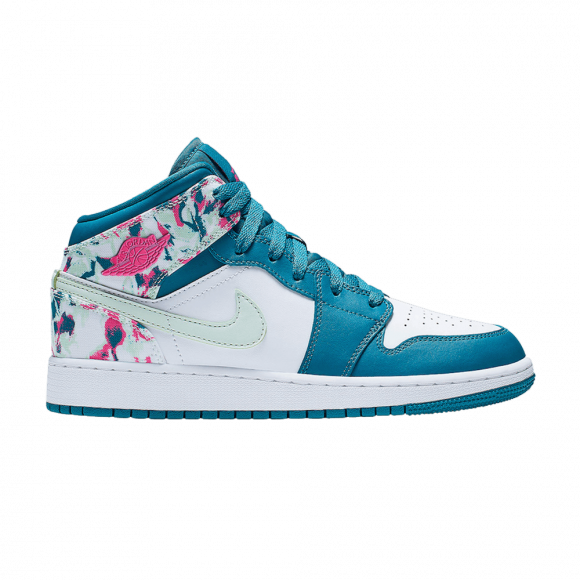 Air Jordan 1 Mid GS 'Paint Stroke' - 555112-300