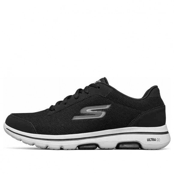 Skechers GO Walk 5 Demitasse 'Black Grey' - 55519-BKW