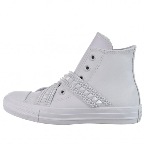 WMNS Converse Chuck Taylor All Star Punk Strap High Top Pure Platinum