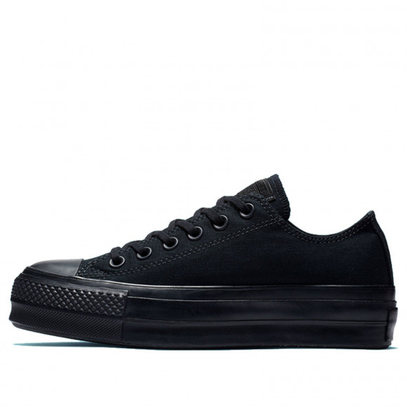 chuck taylor all star platform canvas low top black