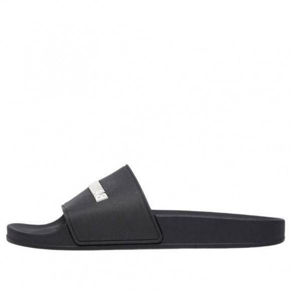 (WMNS) Balenciaga Pool Slides 'Black Rubber' - 565547W1S801006